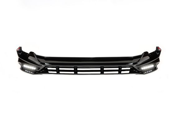 Накладки на передній і задній бампер TRD (2017-) Чорний колір для Toyota Land Cruiser Prado 150 | Зображення 5