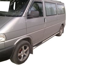 Бічні труби (2 шт., нерж.) 70мм, Коротка база для Volkswagen T4 Caravelle/Multivan