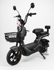 Электроскутер Crosser CR-2 800W 60V 24Ah, электровелосипед до 55 км/ч, графеновый аккумулятор, 2 места Графитовый