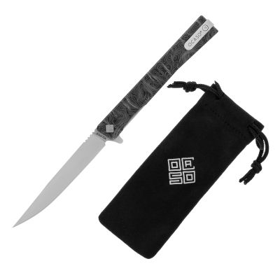 Нож Ocaso Solstice, Engraved titanium, Topo Pattern, Satin (10ETS) | Зображення 5