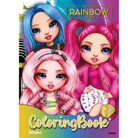 Книжка-розмальовка зі стікерами "The creative Rainbow"