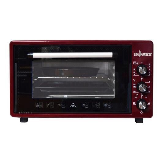 Электрически печь Sea Breeze SB-0703 38 л 1420 Вт, Электропечь с HK-220 духовкой настольная