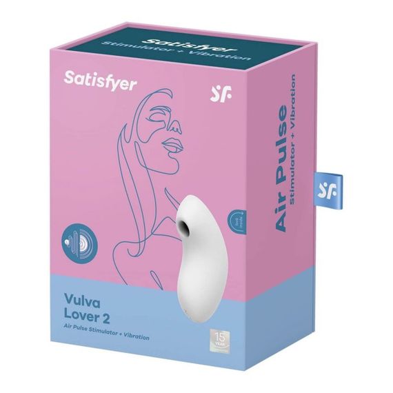 Вакуумний вібратор Vulva Lover 2 white Sex Aura