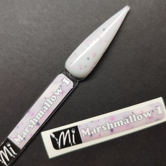 Наліпка на тіпсу (палітру) для гелю Mi Marshmallow №1 (9 x 55 мм)