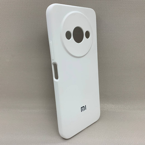 Чохол з логотипом для Xiaomi Redmi A3 | Протиударний | Soft Touch | Білий
