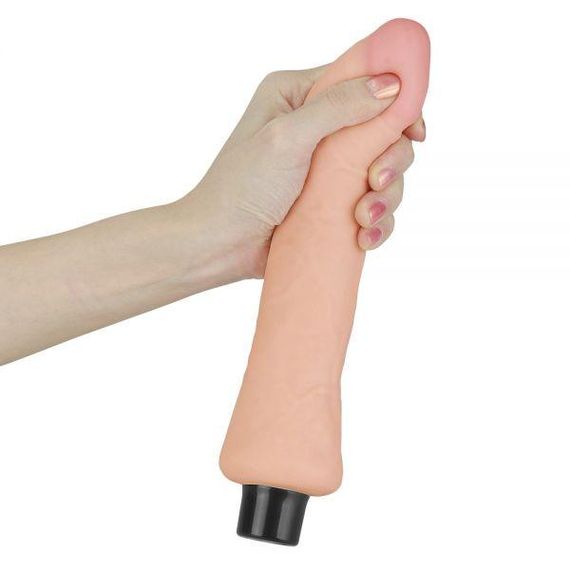 Вібратор з оригінальною формою вигину 9" Real Softee Sex Aura | Зображення 4