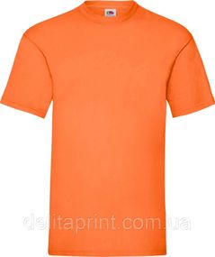 Футболка чоловіча Fruit of the Loom Valueweight Оранжевый М