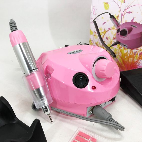 Фрезер DM-11-1 для манікюру та педикюру, потужний манікюрний фрезер, ручка фрезер. Колір: рожевий | Зображення 9