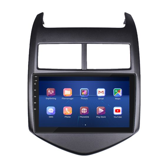 Штатная магнитола Lesko для Chevrolet Sonic I 2011-2016 экран 9" 6/128Gb 4G Wi-Fi GPS Top Шевроле | Зображення 1