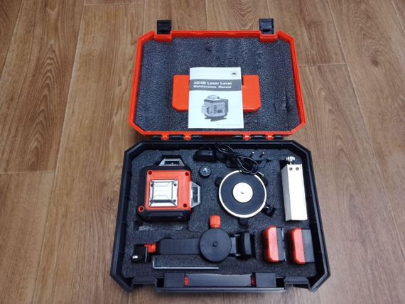 Професійний лазерний рівень "Технопромінь" 3D із зеленими лініями | Зображення 6