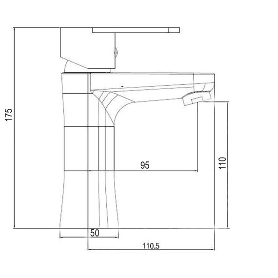 Змішувач для раковини Brinex 37W 001 | Зображення 1