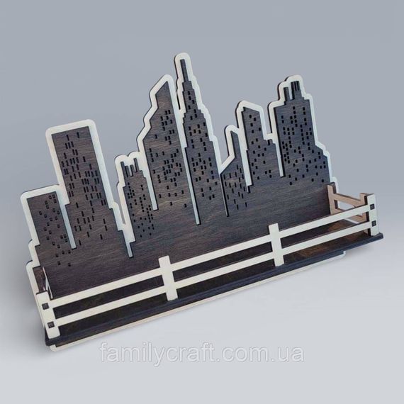 Настінна ключниця з дерева Дерев’яний органайзер для ключів Тримач для зберігання Персоналізація | Зображення 6