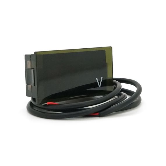 Цифровий вольтметр DY-B, діапазон вимірювань 12-24V, 49x18x26 mm, Blue