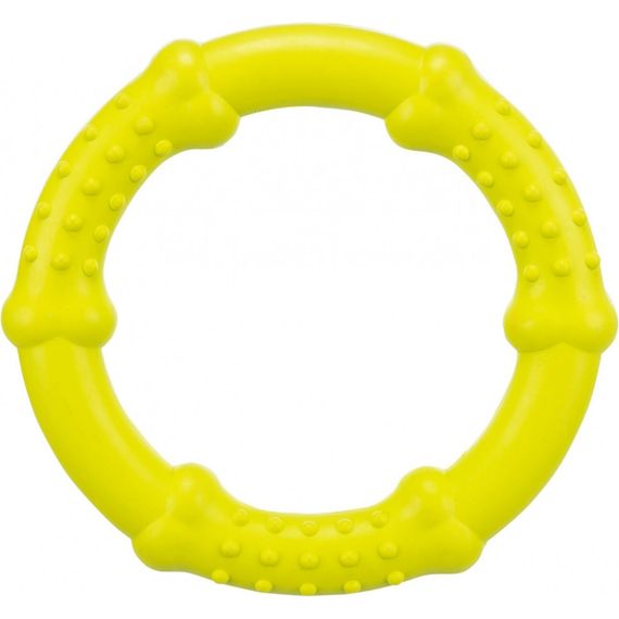 Іграшка Trixie для собак Кільце лите з виступами гума 16 см