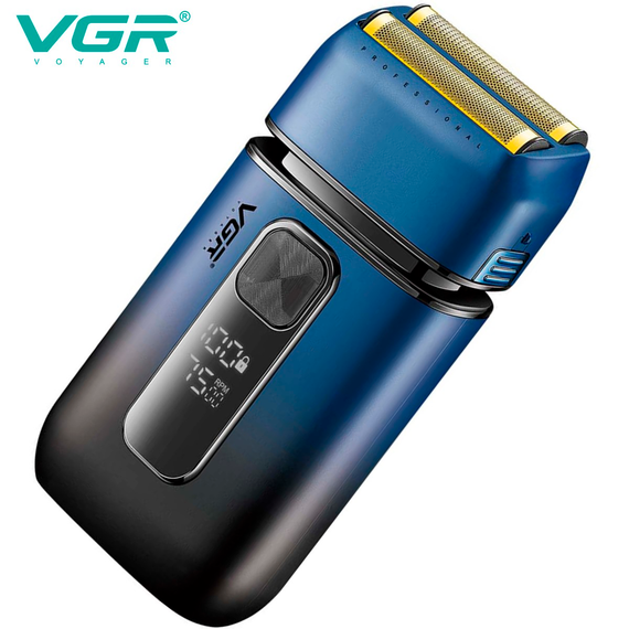 Электробритва VGR V-362 шейвер, двойное лезвие, IPX6, LED дисплей | Зображення 3