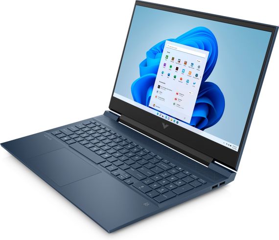Ноутбук HP  Victus 16-d1008ua 16.1' FHD IPS AG, Intel i7-12700H, 16GB, F512GB, NVD3050Ti-4, Win11, синій (67H65EA) | Зображення 2