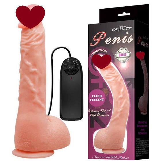 Вібратор на присосці "SEXTOY TOP PENIS" BW-008041Z Sex Aura