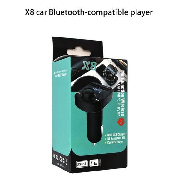 Автомобильный FM модулятор Multifunction Wireless Car MP3 Player X8 | Зображення 8