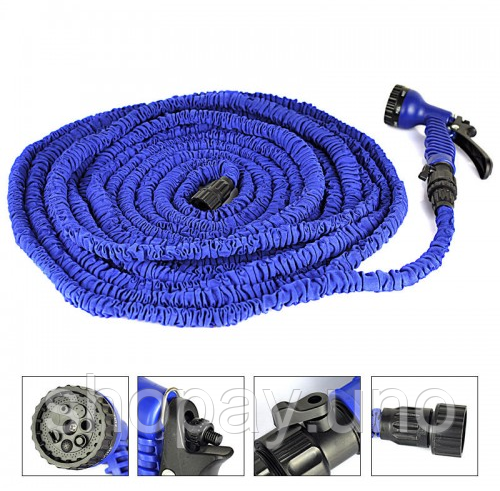 Поливальний шланг X HOSE 60m 200FT ∙ Садовий шланг, що розтягується, для поливу городу | Зображення 3