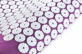 Акупунктурний масажний килимок Acupressure Mat or Bed of Nails Фіолетовий