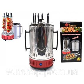 Електрошашличниця вертикальна Domotec MS-7783 нержавіюча сталь VS-28