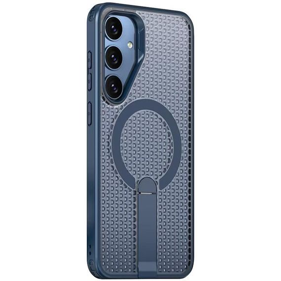 Чохол TPU Breeze with MagSafe stand для Samsung Galaxy S26+ Blue | Зображення 1
