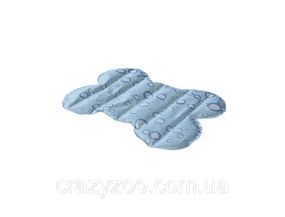Охлаждающий коврик для собак и котов Nobby Fresh Cooling Mat Косточка Голубой S 48х35.5 см 622373