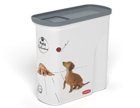 Контейнер для сухого корма Curver 2 л 1,5 кг (04346-Е27) с рисунком собак