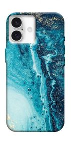 Чохол з картинкою Блакитна фарба для Apple iPhone 16 (6.1")
