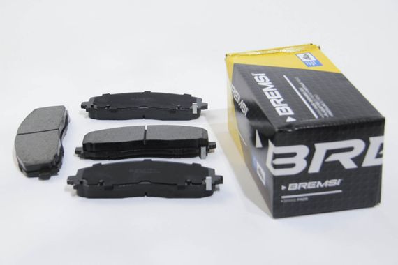 Колодки передні гальмівні Fiat Freemont 11-/Dodge Caravan 08- (183x63.2x19.5), Bremsi (BP3543) | Зображення 2