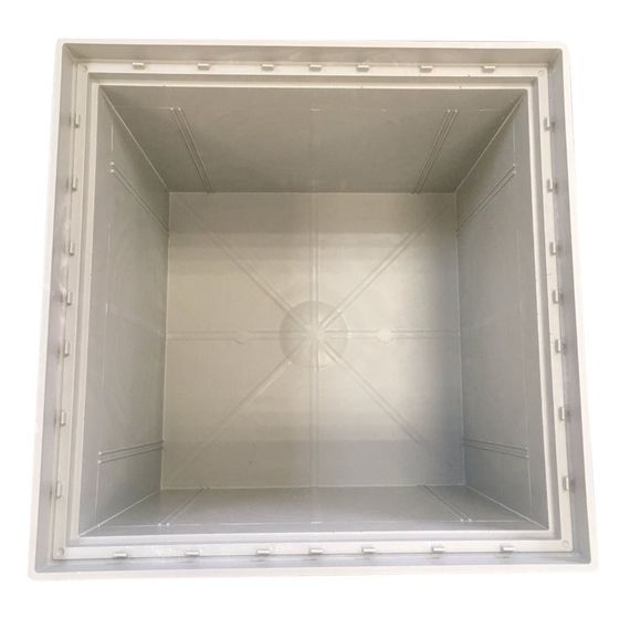 Колодязь кабельний пластиковий ККп-5 з кришкою 550х550х550мм Ny95505631 | Зображення 1