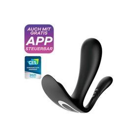 Смарт вибратор в трусики Satisfyer Satisfyer Top Secret+ черный sexstyle