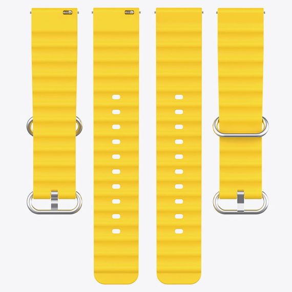 Ремінець Ocean Band для Smart Watch 22mm Жовтий / Yellow | Зображення 1