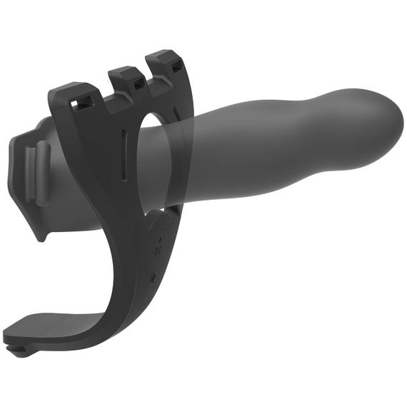 Страпон унісекс Doc Johnson Body Extensions – Be Aroused, вібрація, пульт керування, порожня насадка | Зображення 2
