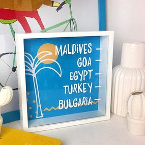 Копилка деревянная для денег Maldives 22x22x5 см (KOP_18D010)