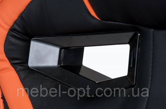 Офісне крісло Game black — orange, Tilt з регулюванням гойдання під вагу користувача | Зображення 8