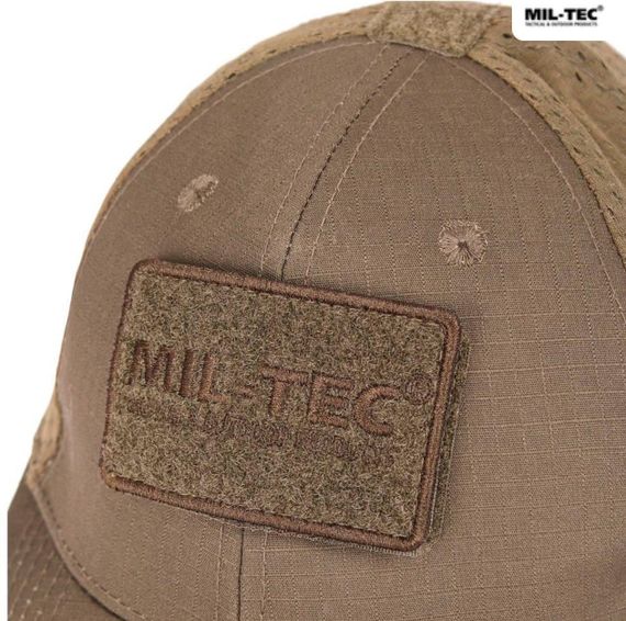 Бейсболка MIL-TEC Net Baseball Cap Coyoteз сіткою | Зображення 5