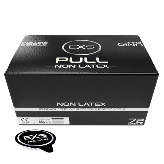 Презервативи - EXS Pull Non-Latex, 72 шт. Sex Aura