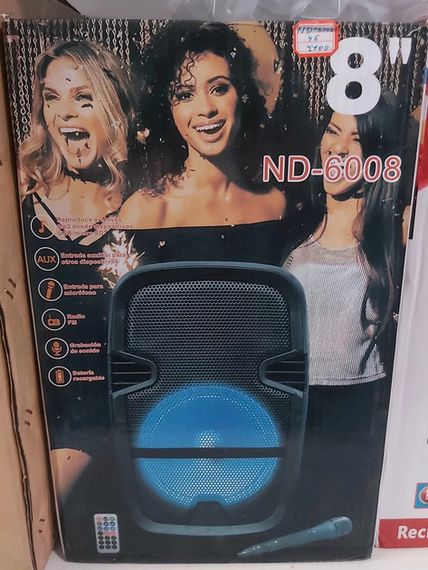 Акустична система XPRO ND-6008 мікрофон еквалайзер FM Bluetooth(MER-15671_1589)
