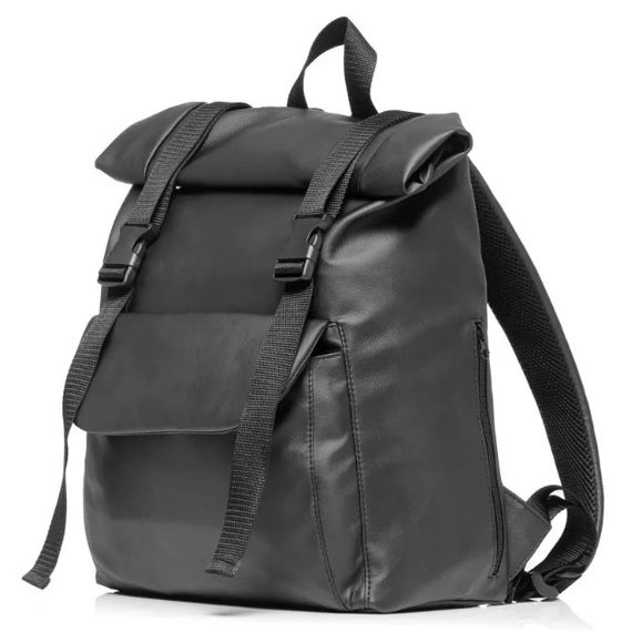 Жіночий рюкзак Sambag RollTop Milton чорний 41 x 30 x 16 см (24251001)