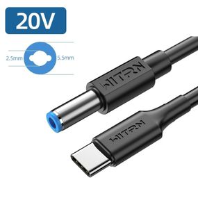 Кабель для питания, зарядки WITRN PD 20V 5A TYPE-C - DC 5.5*2,5 1м для зарядки ноутбука