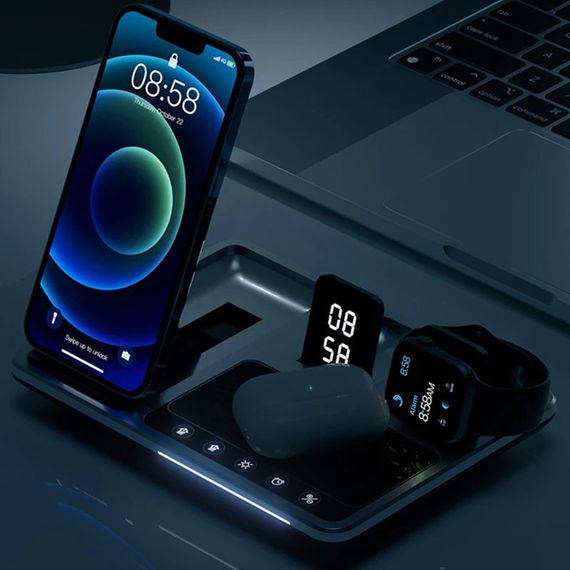 БЗП R11 4in1 with clock Black | Зображення 1