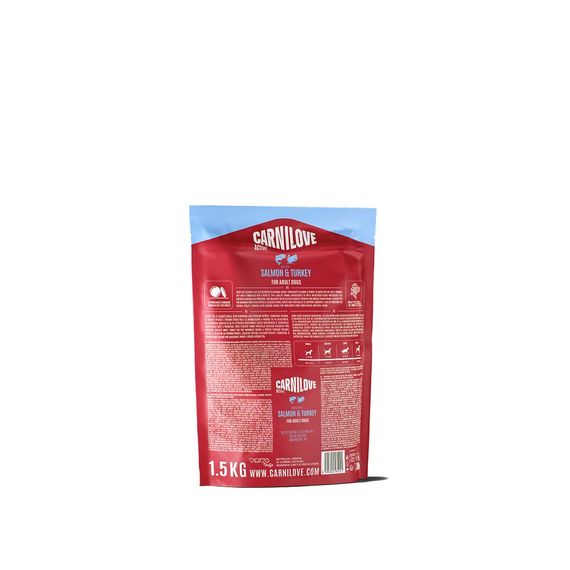 Корм сухий Carnilove Active Salmon & Turkey для cобак лосось та індичка 1,5 кг | Зображення 1