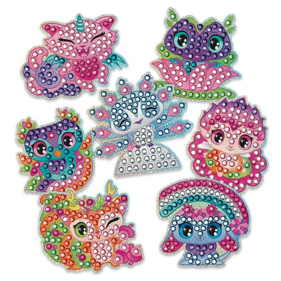 Набор для создания стикеров Космические питомцы Nebulous Stars 11023 с алмазной мозаикой | Зображення 3