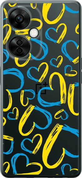 Чехол на OnePlus Nord CE 3 Lite 5G Сердца UA "5292u-3144-17620"