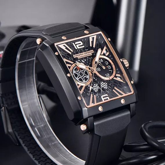 Чоловічий годинник Pagani Design PD-1725 Black-Black | Зображення 3