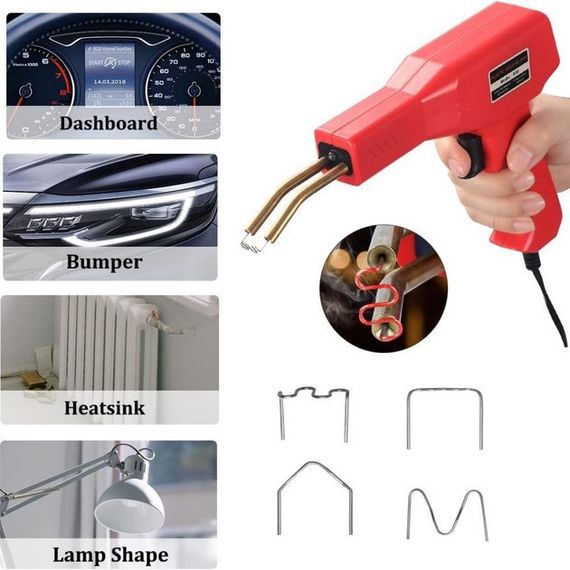 Електричний паяльник для паяння пластмаси, бамперів H50 + 200 скоб YC-88 | Зображення 9