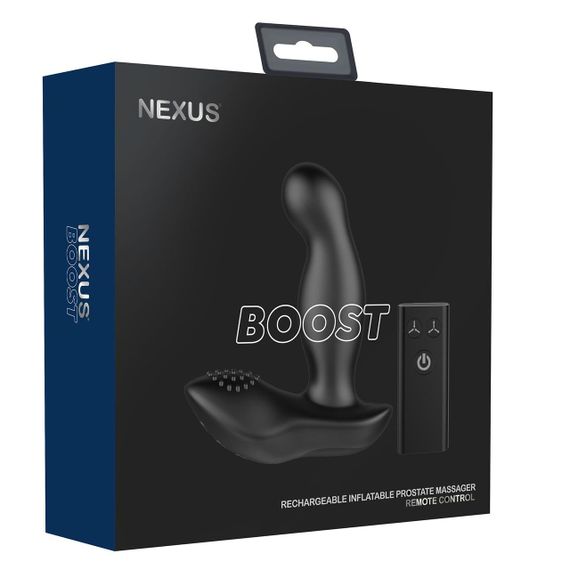 Вибромассажер простаты Nexus Boost с надувной головкой, пульт ДУ Sex Aura | Зображення 6
