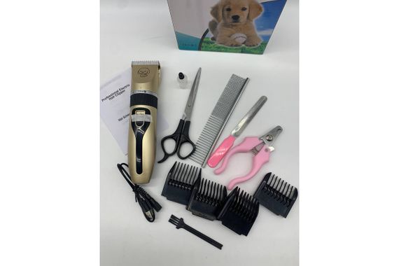 Машинка для стриження собак і кішок Pet Grooming Hair Clipper Kit тример для собак, набір для грумінгу | Зображення 6