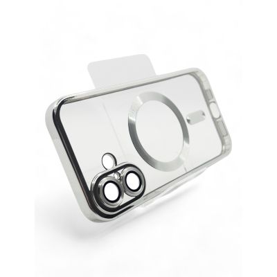 Чехол для мобильного телефона BeCover TPU Chrome Case (MagSafe) для Apple iPhone 16 Silver (712073) | Зображення 2